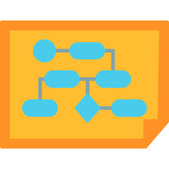 Work Flow Process Icon