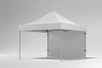 3D Render Blank Display Tent for Mockup - obrazy, fototapety, plakaty