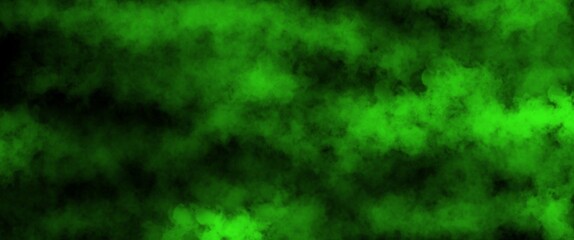 Abstract dark background stage, copy space, colorful neon green lights, bright reflections. Design concept for illustrations, decoration, wallpaper, backdrop, cinema scene or presentation.