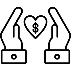 Chrity Donation Icon