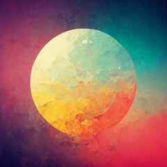 Obraz na płótnie Canvas colorful minimalist Libra zodiac sign scale