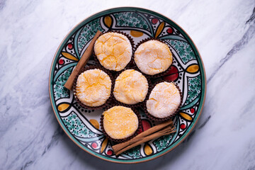 Yolks Santa Teresa. Postre tradicional español hecho con monjas en conventos.