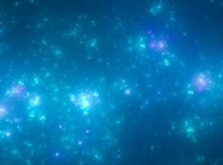 Obraz premium Fantastic abstract background from stars and galactic in space. Fractal art.