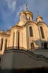Fototapeta na wymiar Sretensky Monastery is a Moscow Stavropol monastery of the Russian Orthodox Church. Founded in 1397 by Prince Vasily 1.