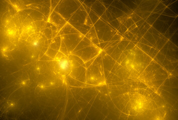 Fantastic abstract background from stars and galactic in space. Fractal art.