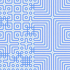 Abstract lines Maze generative art background art illustration