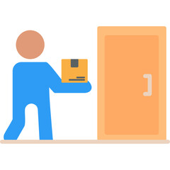 Door To Door Delivery Icon