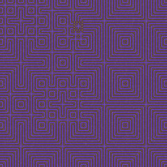 Abstract lines Maze generative art background art illustration