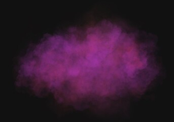 pink nebula haze watercolor splash painted on black background, dark color with pattern cloud texture effect, with free space to put letters illustration wallpaper
