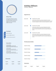 Curriculum vitae template design 01
