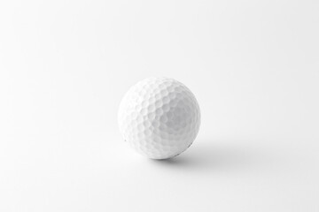 Golf ball isolated on white