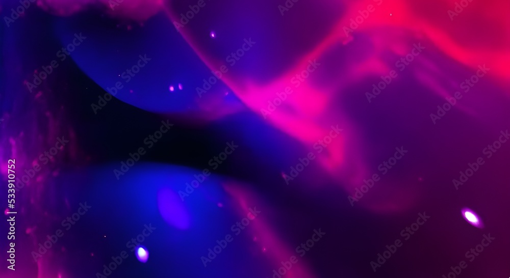Wall mural night starry sky and milky way. space dark background with fragment of our galaxy