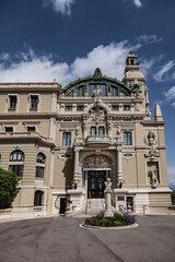 Grand Theater de Monte Carlo. Monte Carlo Casino (Casino de Monte-Carlo, architect Charles Garnier, 1865) - gambling and entertainment complex includes Casino and Grand Theater de Monte Carlo. Monaco.