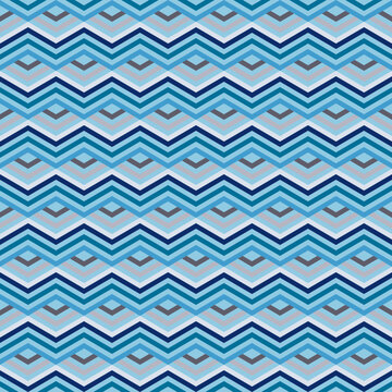 Modern vector seamless striped chevron zig zag pattern design. Geometric wavy background for surface printing and textile