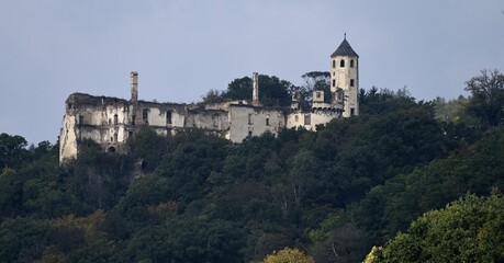 Fototapeta premium Hohenegg medieval castle in Austria.