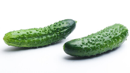 cucumber on a white background