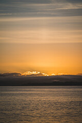 Sunrise over Selbjørnsfjorden, Norway