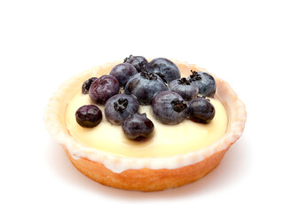 Panna cotta with blueberry