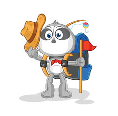 sloth scout vector. cartoon character