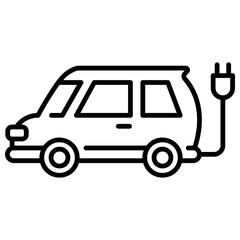 electric car icon