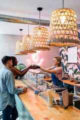 Happy Clients Ordering Poke Bowl