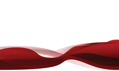 Abstract wavy red design background