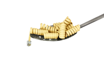 telephone cord - pasta