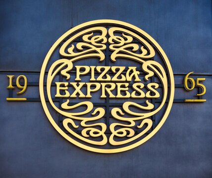 pizza express reasturant logo sign