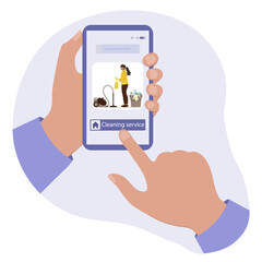 Make order Cleaning service Household Cell phone