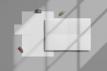 Blank Stationary Branding for Mockup