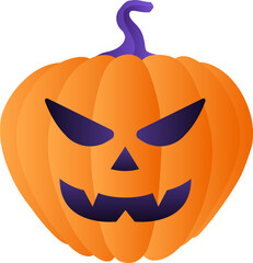 Happy halloween pumpkin lantern