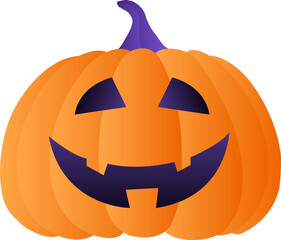 Happy halloween pumpkin lantern