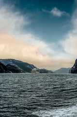 Norway fjord landscape near Stavanger