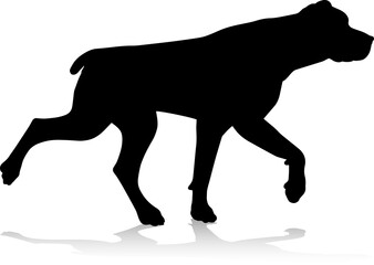 Dog Silhouette Pet Animal
