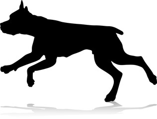 Dog Silhouette Pet Animal