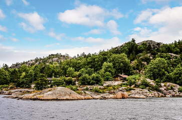 Fototapeta premium Norway fjord landscape near Stavanger