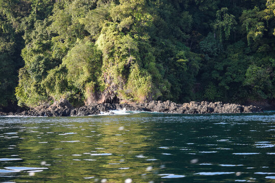 Ensenada de utria, Bah&iacute;a Solano, isla tropical del pac&iacute;fico