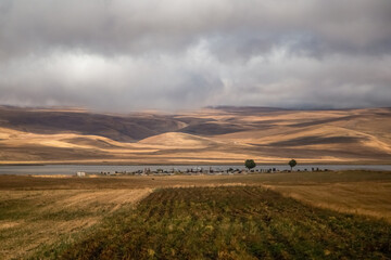 Cemetery on the Georgian-Armenian border
