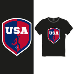 USA soccer  t-shirt design