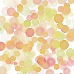 Abstract background from colorful circles.