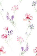 Classic Popular Flower Seamless pattern background.Perfect for wallpaper, fabric design, wrapping paper, surface textures, digital paper.