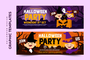 Halloween graphic design simple and elegant template that is easy to customize