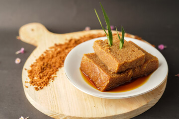 A typical cake from South Sulawesi. often served during wedding ceremonies and thanksgiving. traditional cake.