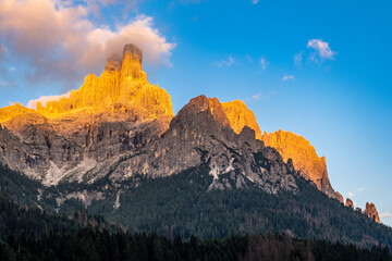 Trentino, tramonto dolomitico