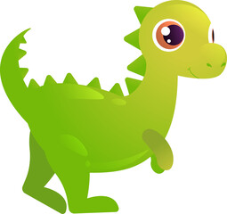 Fototapeta premium dragon flat cartoon