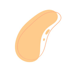 Abstract orange shape