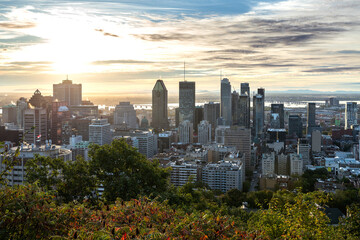 Montreal skyline from Mont Royal
