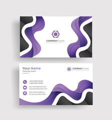 creative liquidity corporate business card design template