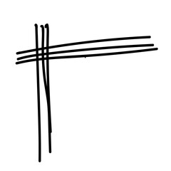 ornate corner border doodle