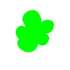 doodle of flat mini flowers